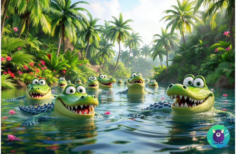 CROCODILES ALLIGATORS